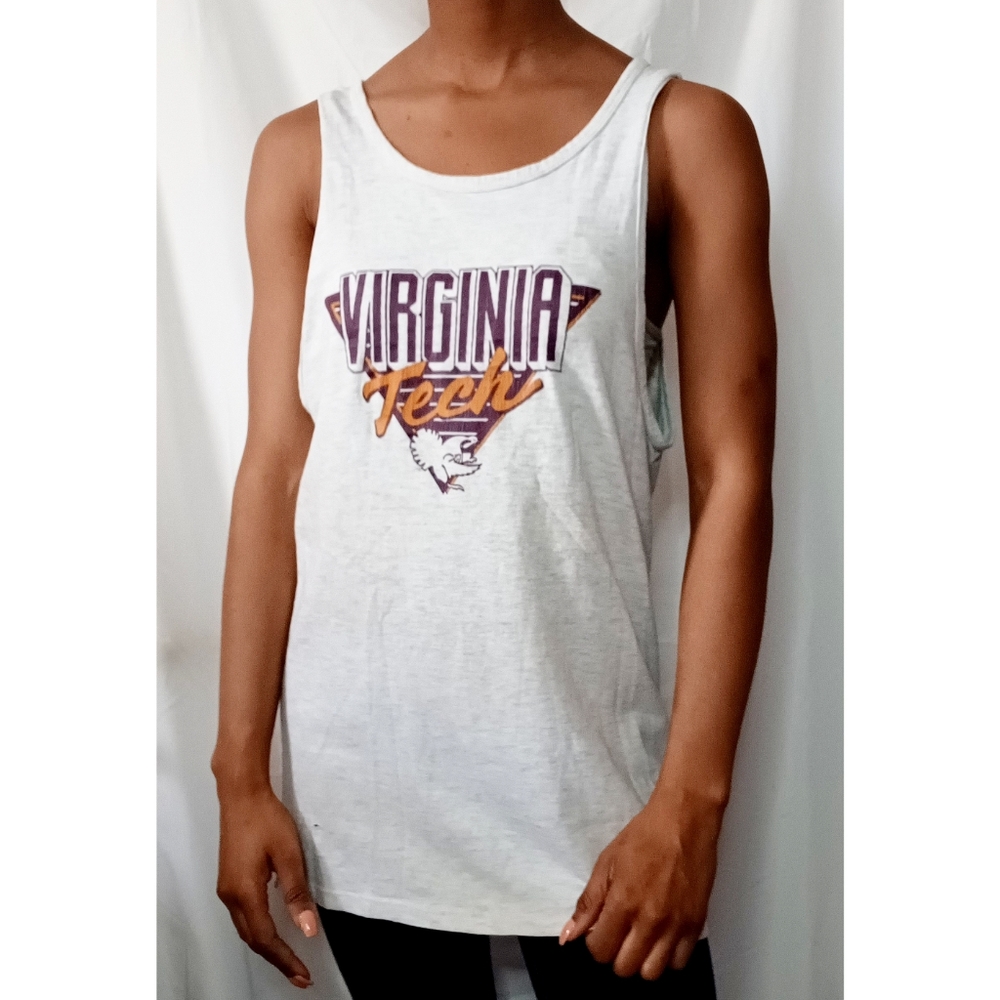Vintage Virginia Tech Gray Tank 953